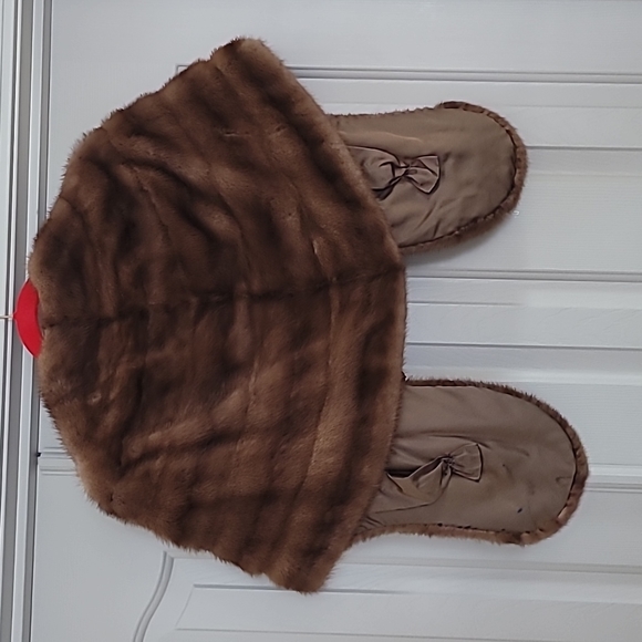 John Vozniak Vintage Stunning Mink Fur Stole Shawl Mint Condition - Picture 4 of 7